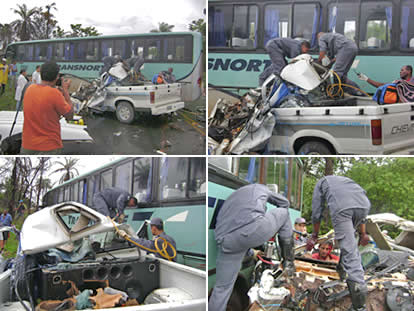 Acidente com �nibus da Transnorte